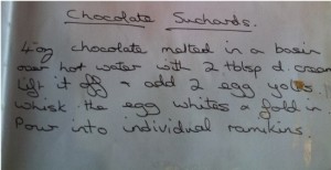 Chocolate Suchard Recipe